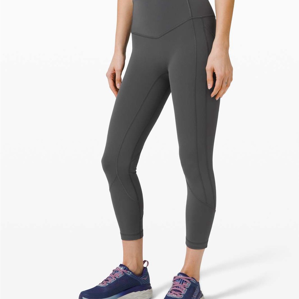 Lululemon Athletica All The Right Places II crop 23” Leggings in Graphite Grey - Picture 2 of 7